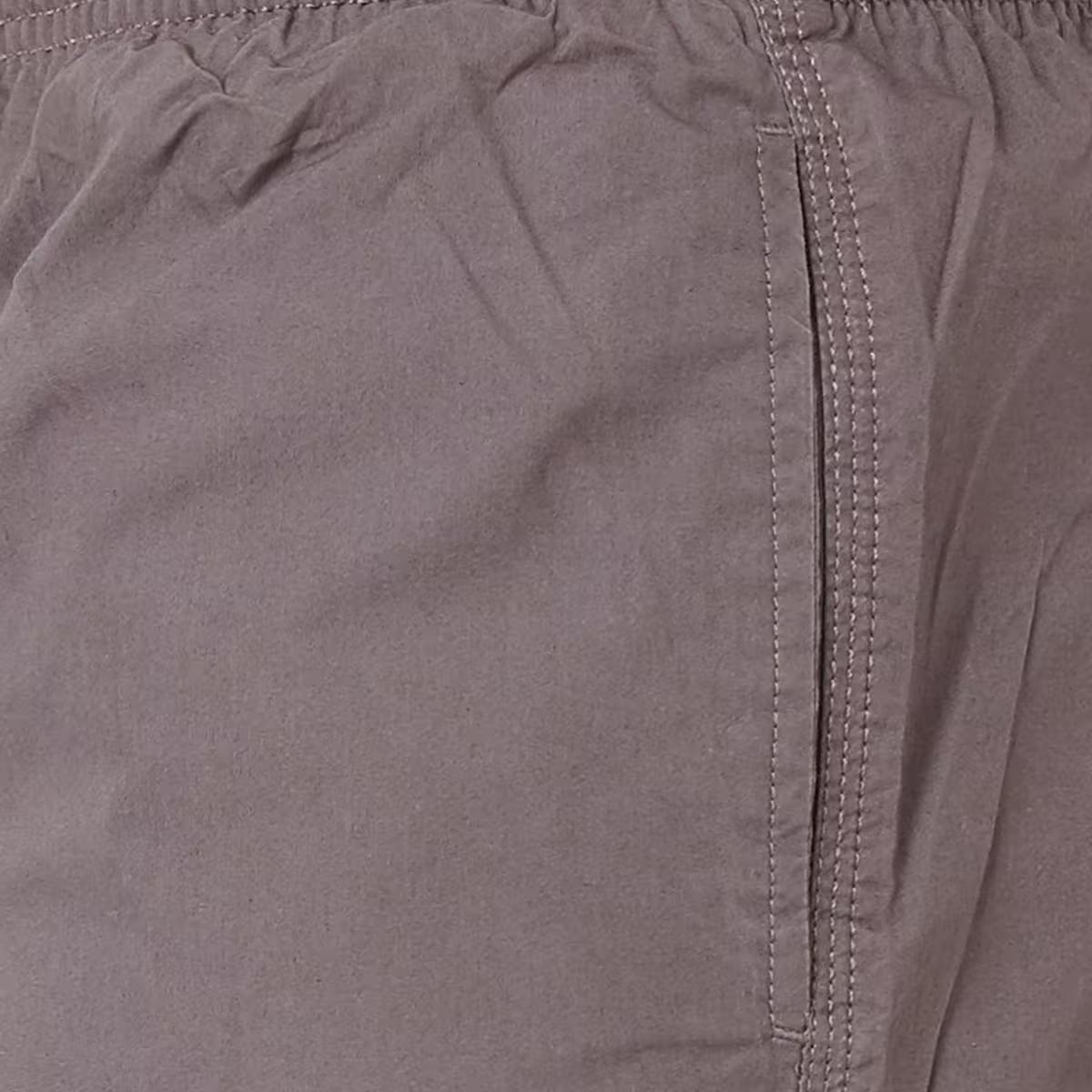 Athlete Mens Cotton Shorts Classic Poplin in Dark Grey, image 3