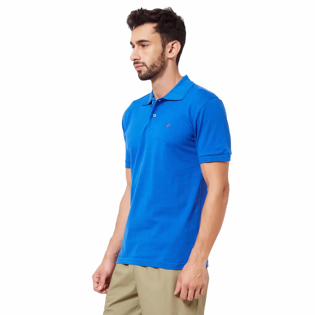 Athlete Mens Polo Tshirt in Royal Blue, image 3