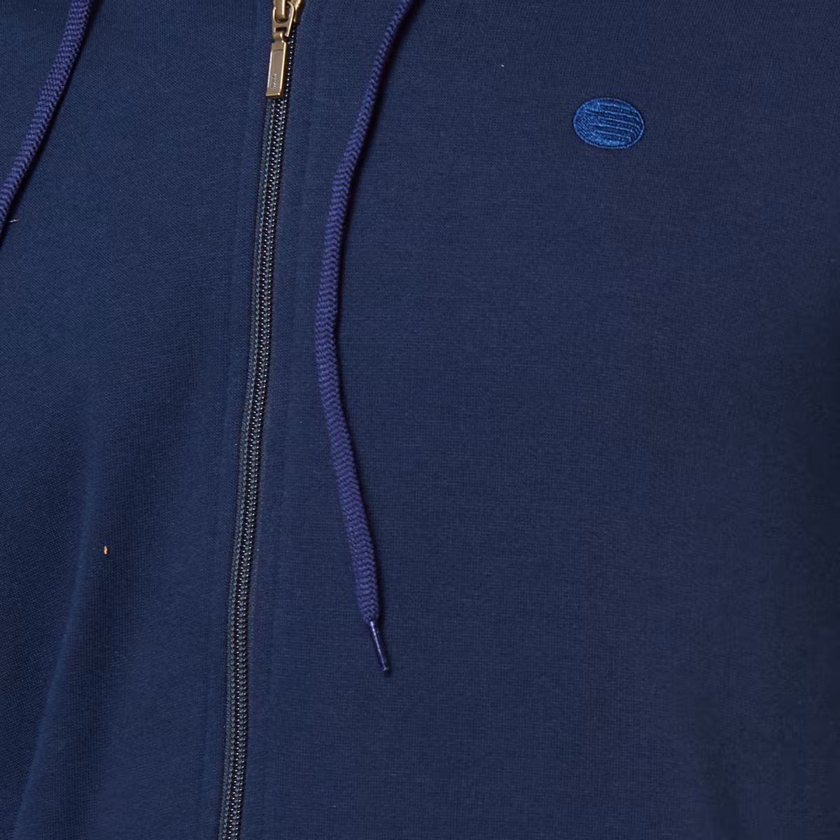 Athlete Mens Hoodie Zip in Navy, image 7